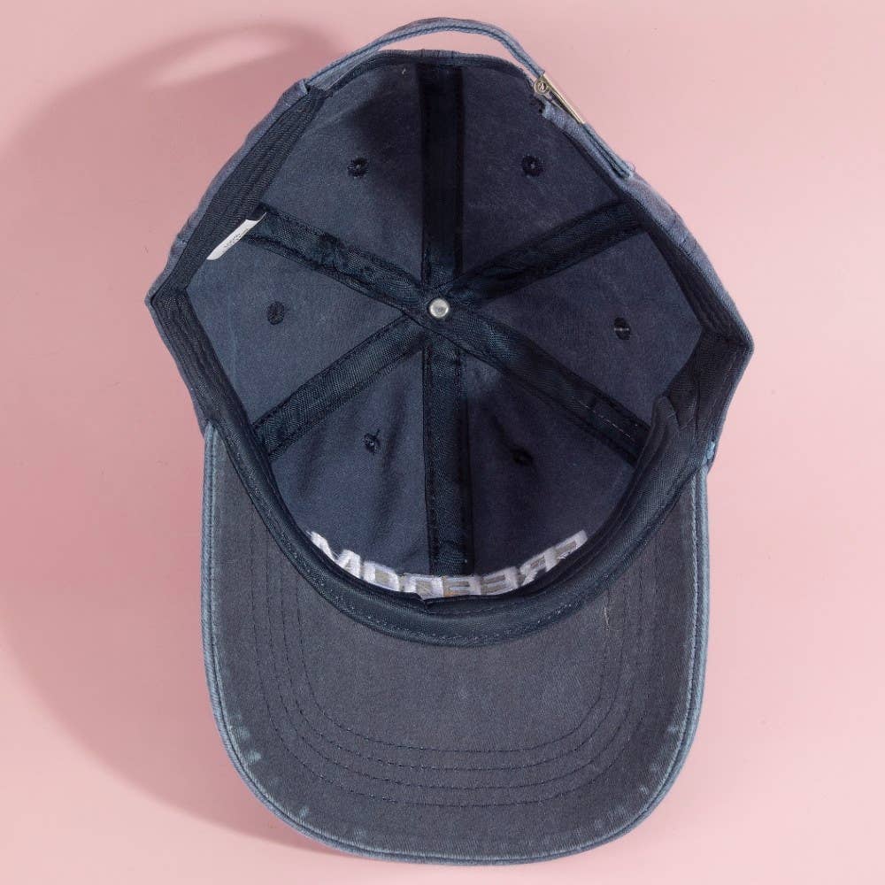 2017 Freedom Embroidered Washed Baseball Cap