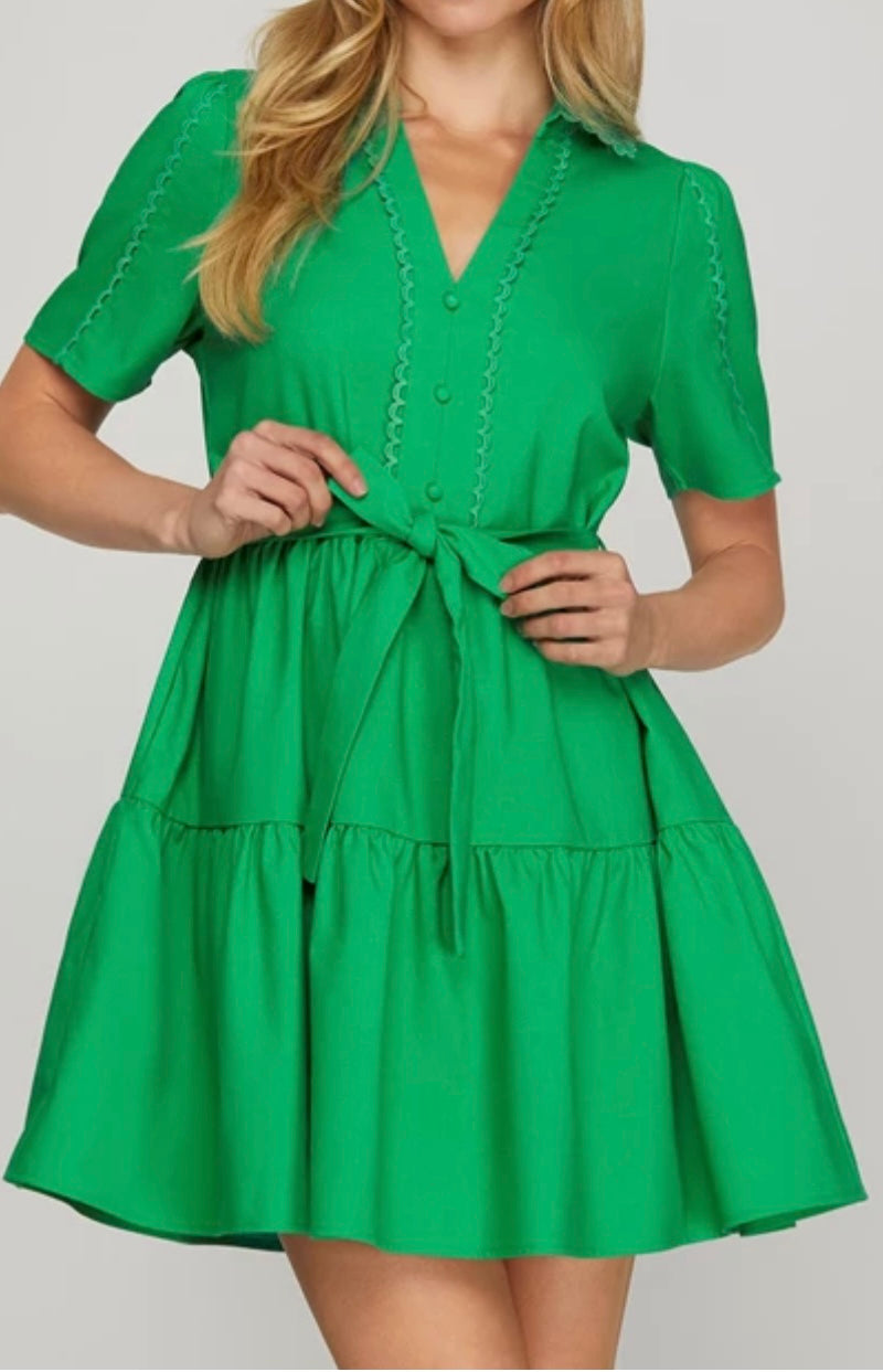 1727 Tiered Mini Dress