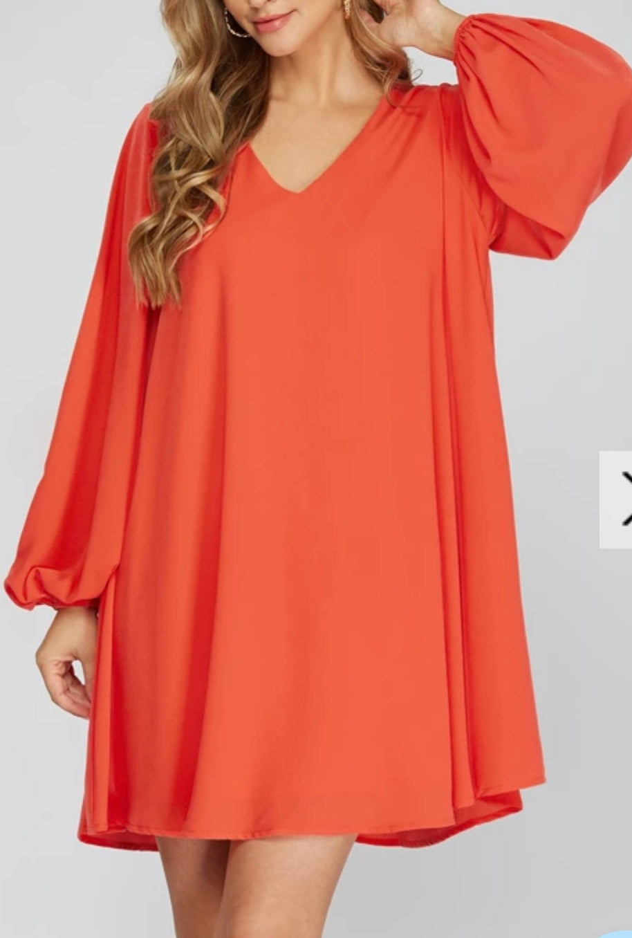 1303 V-Neck Dress