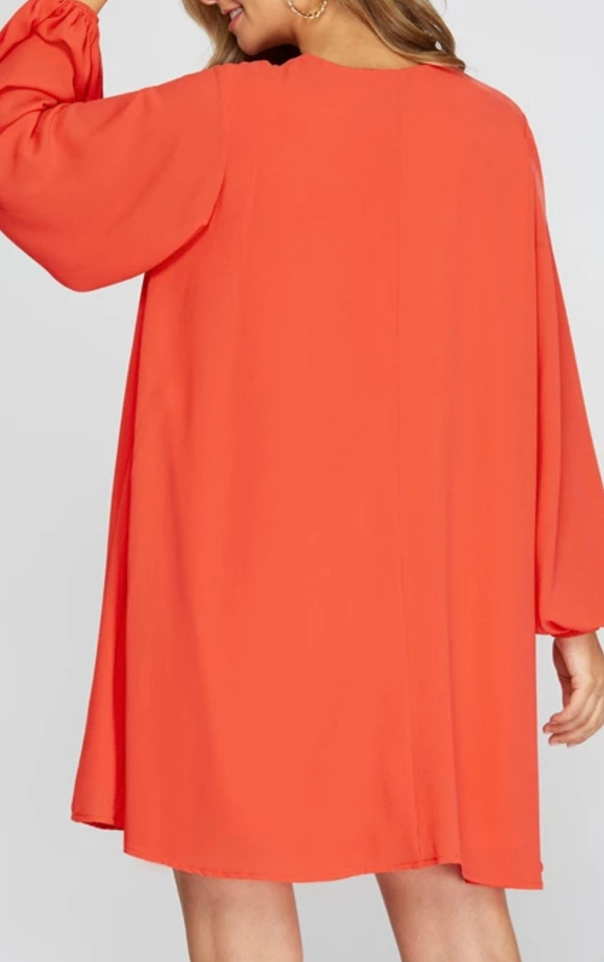1303 V-Neck Dress