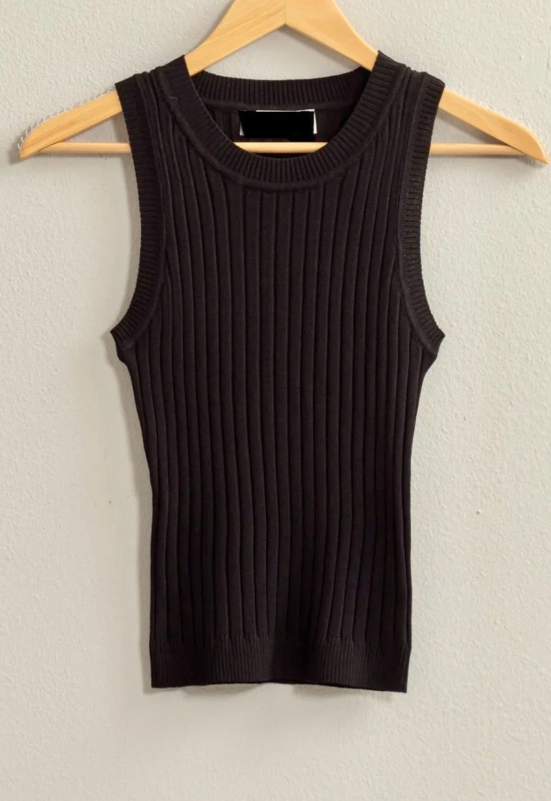 1338 Everyday Ribbed Tank Top (4 color options)
