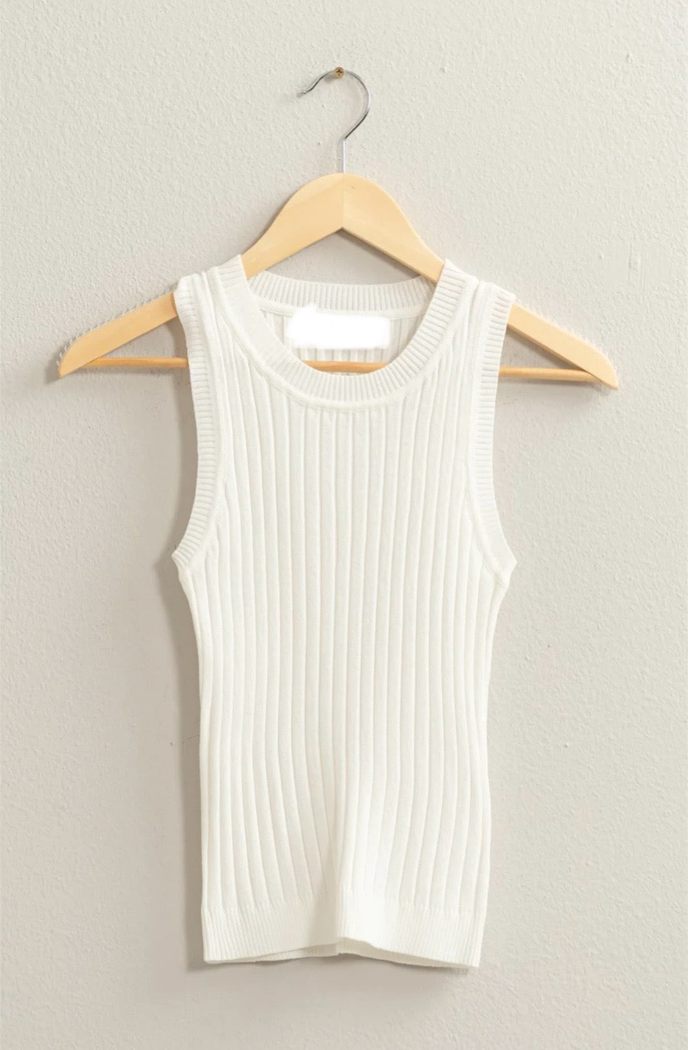 1338 Everyday Ribbed Tank Top (4 color options)