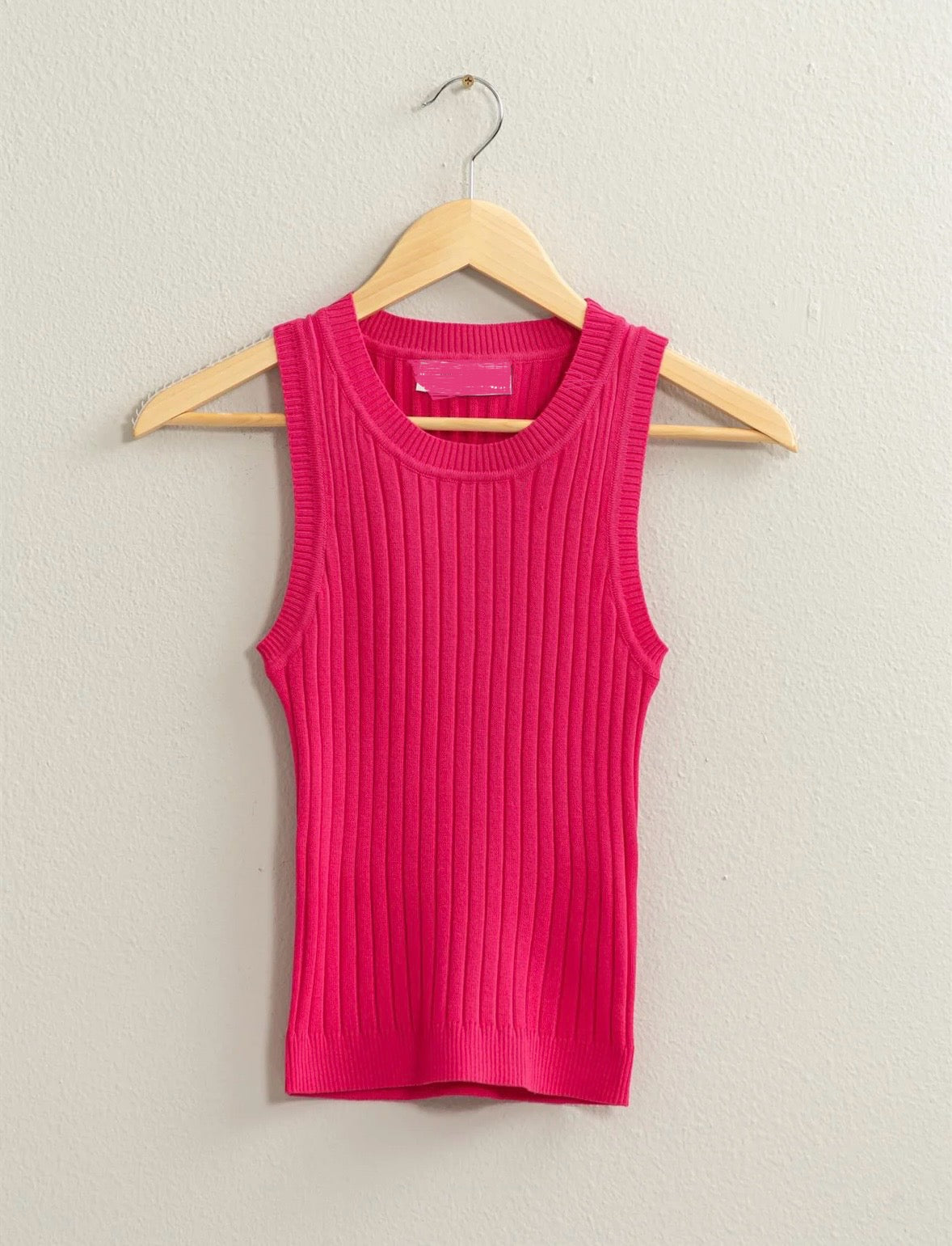 1338 Everyday Ribbed Tank Top (4 color options)
