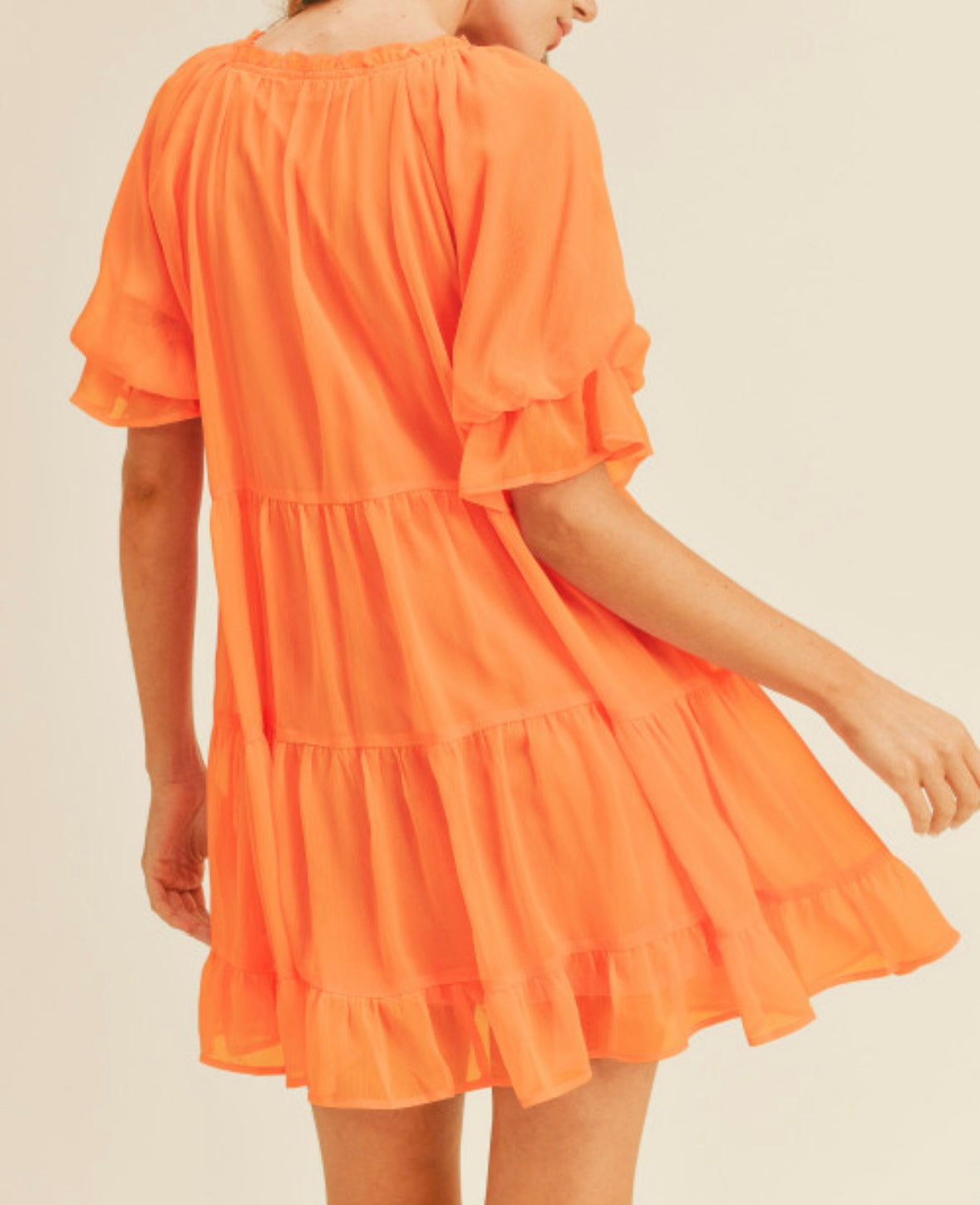 1350 V-Neck Mini Dress