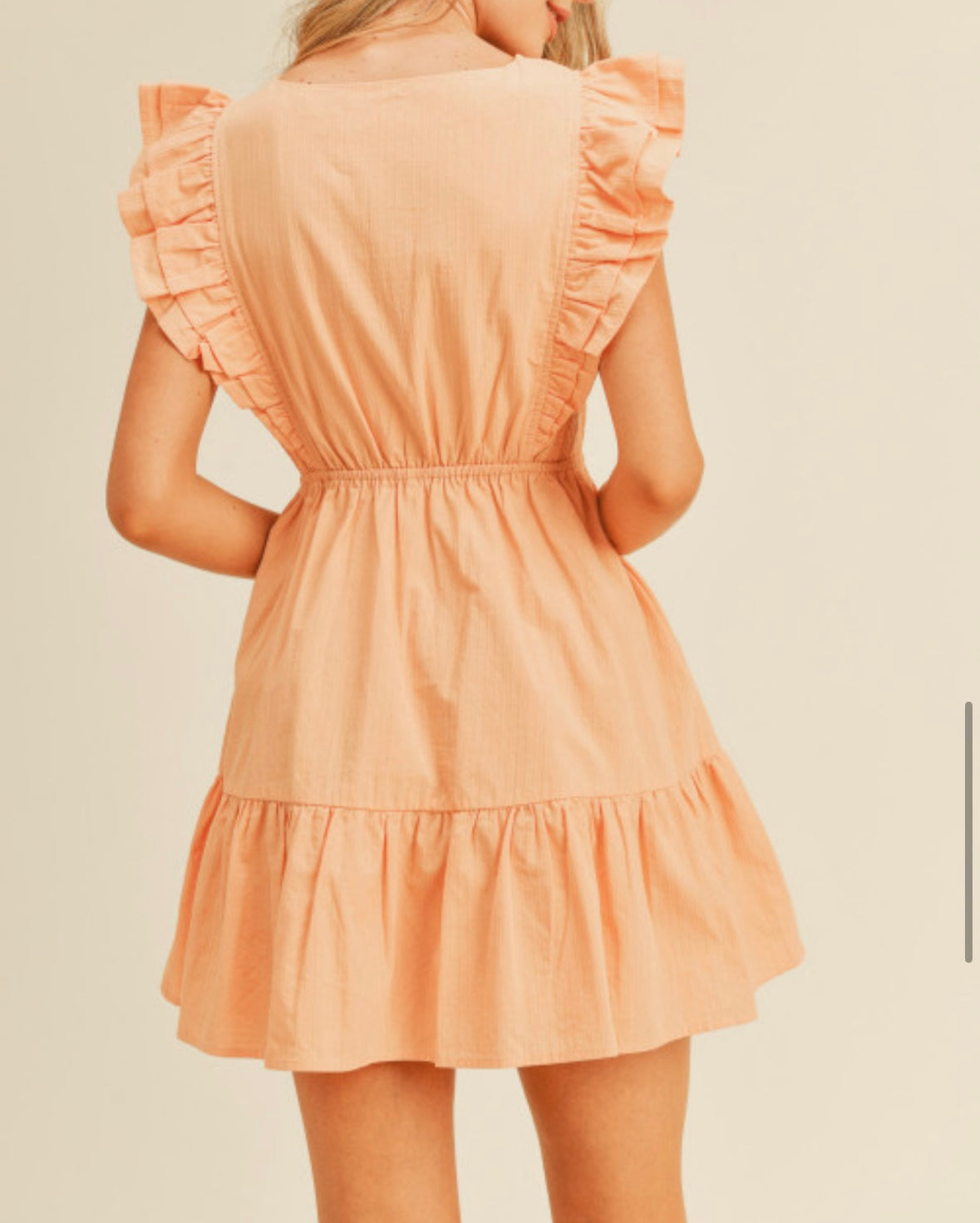 1351 Detailed Mini Dress
