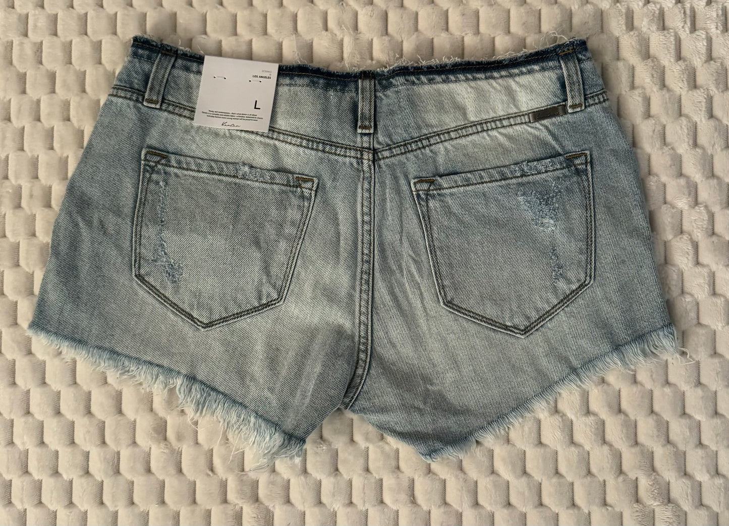 0378 Low Rise Button Down Shorts