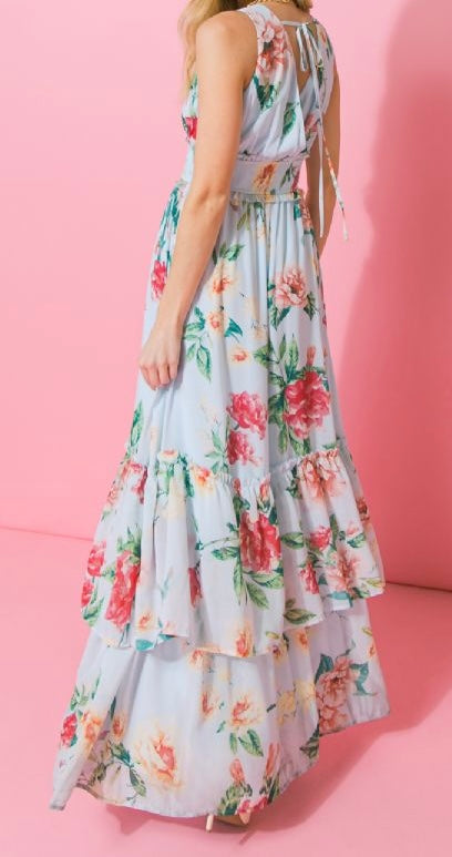 0658 Printed Maxi Dress