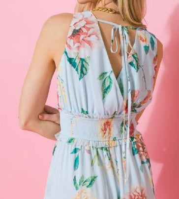 0658 Printed Maxi Dress