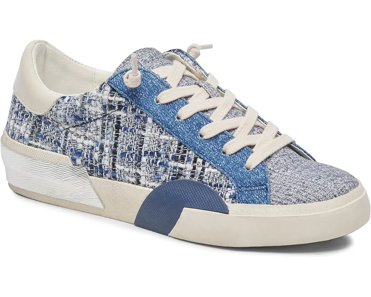 1167 Zina Navy Multi Woven Sneaker