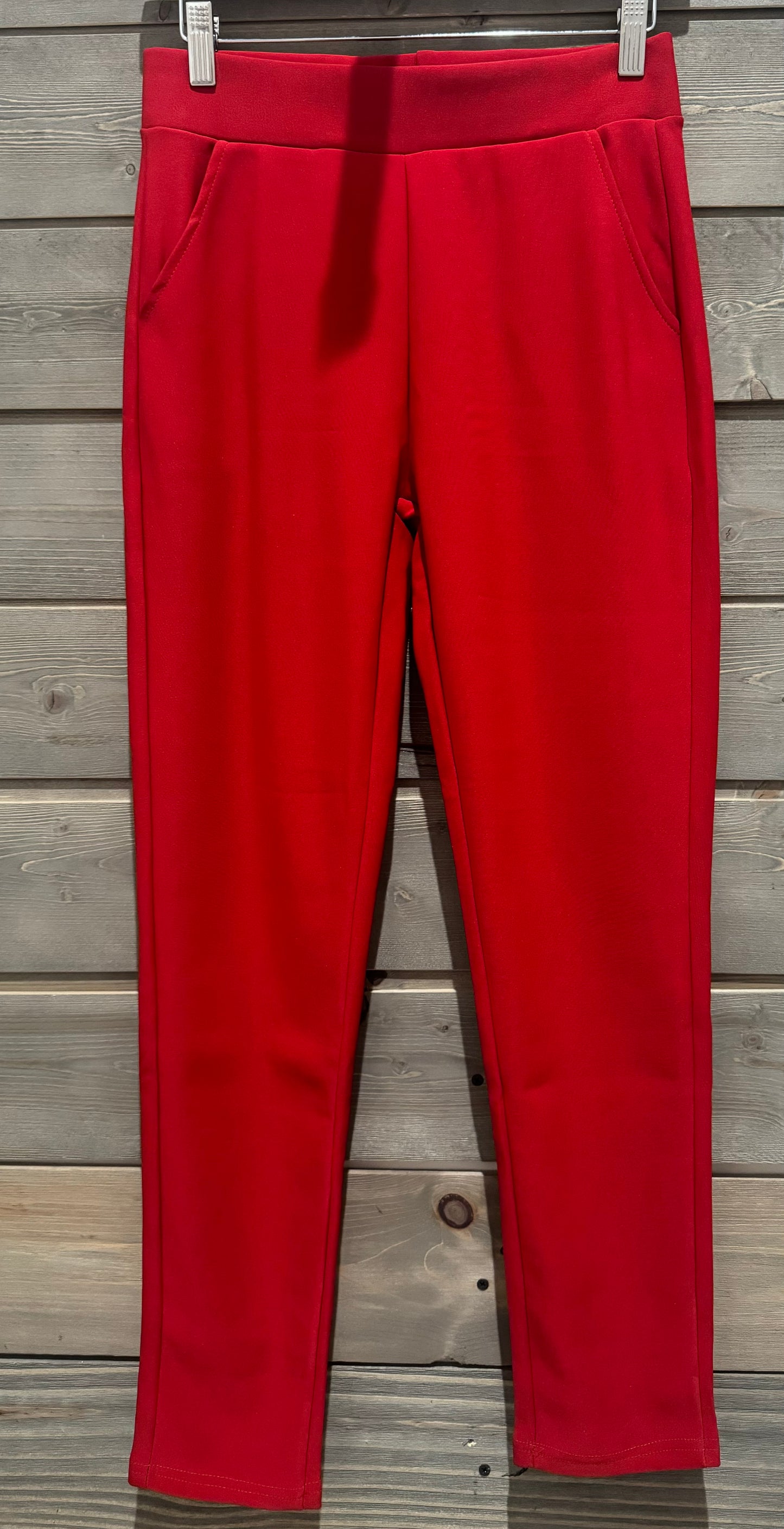 0797 High Waist Slim Straight Pant