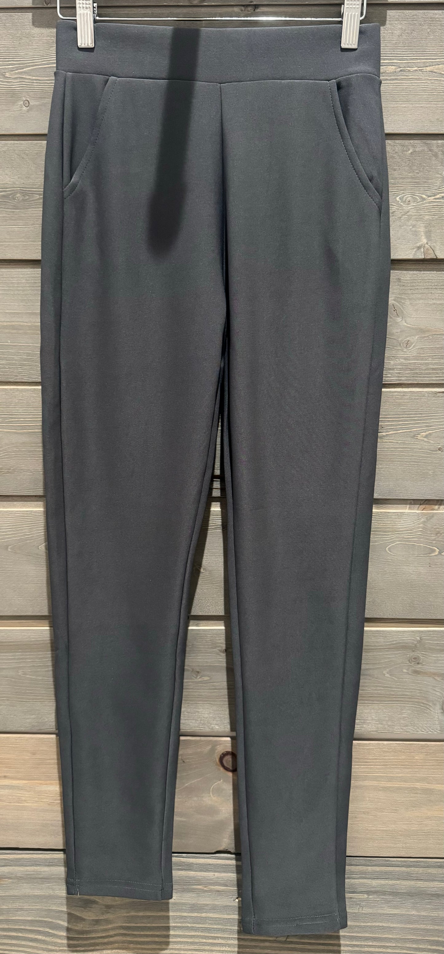 0797 High Waist Slim Straight Pant