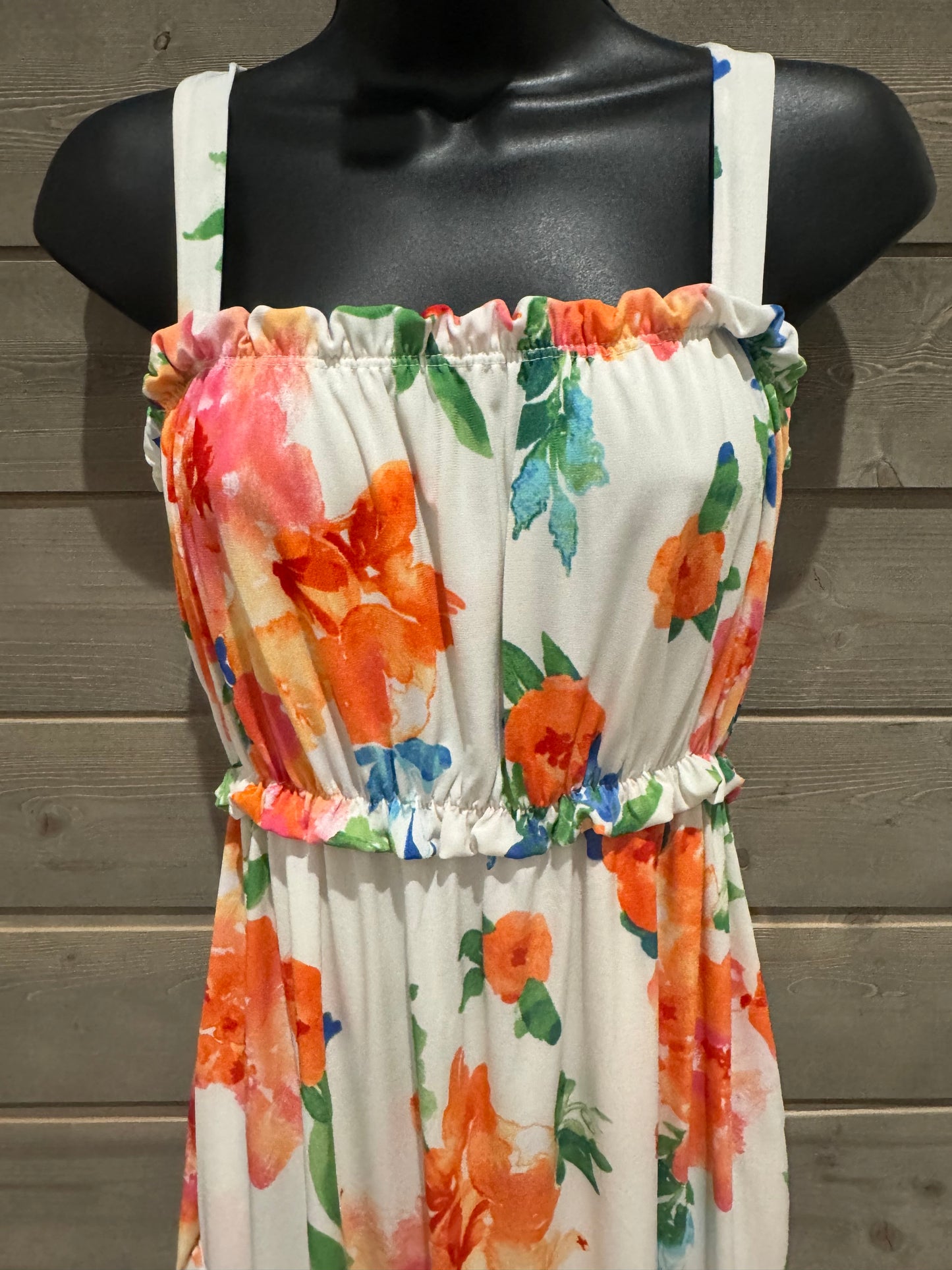 0085 Sleeveless Midi Dress