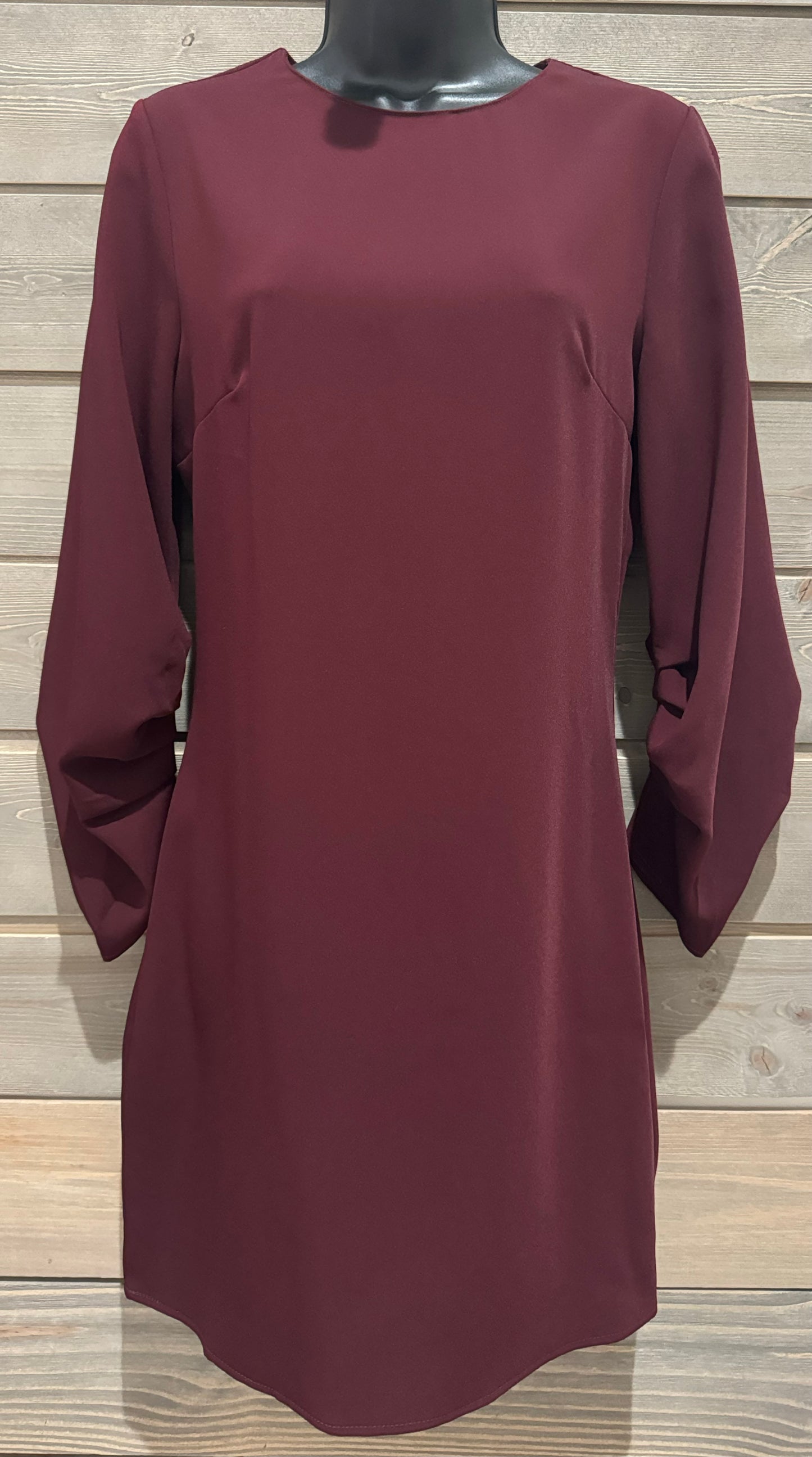 0852 Sleek Long Sleeve Dress