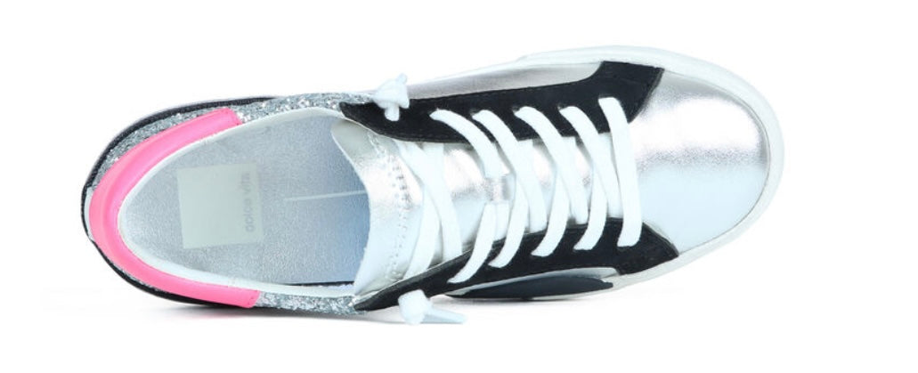 0263 Pink / Silver Sneaker