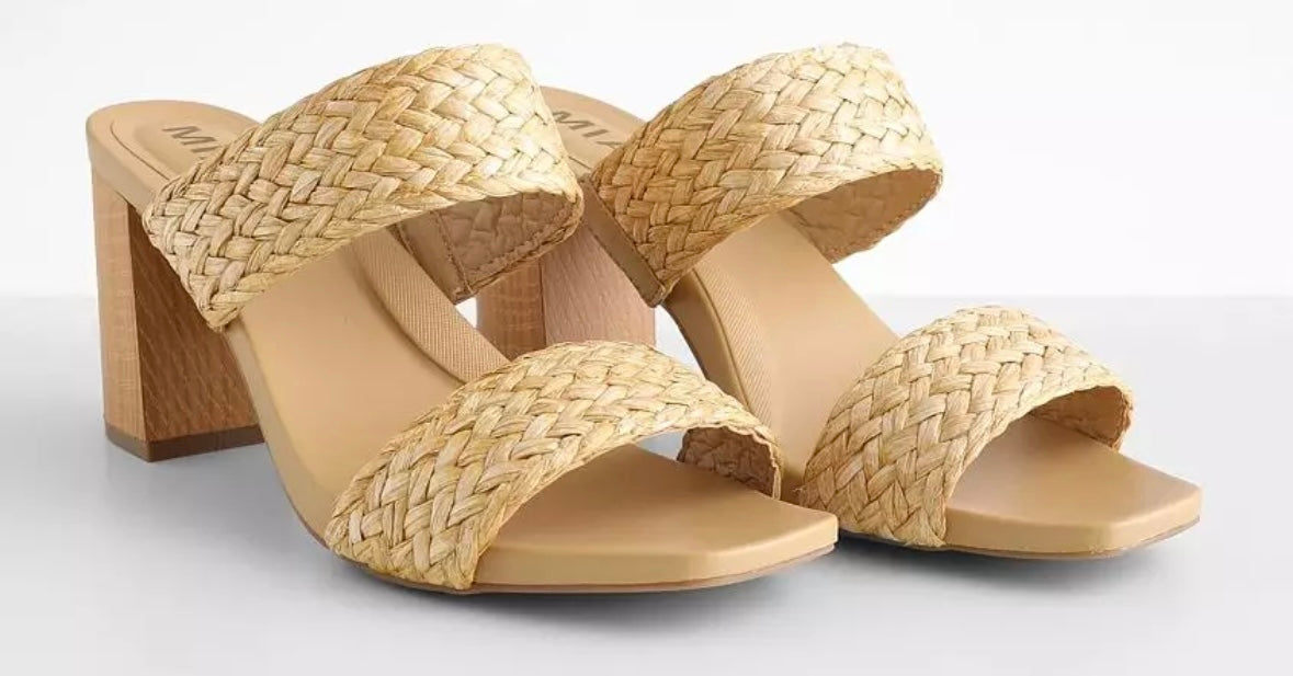 0111 MIA Natural Strap Heel Sandal