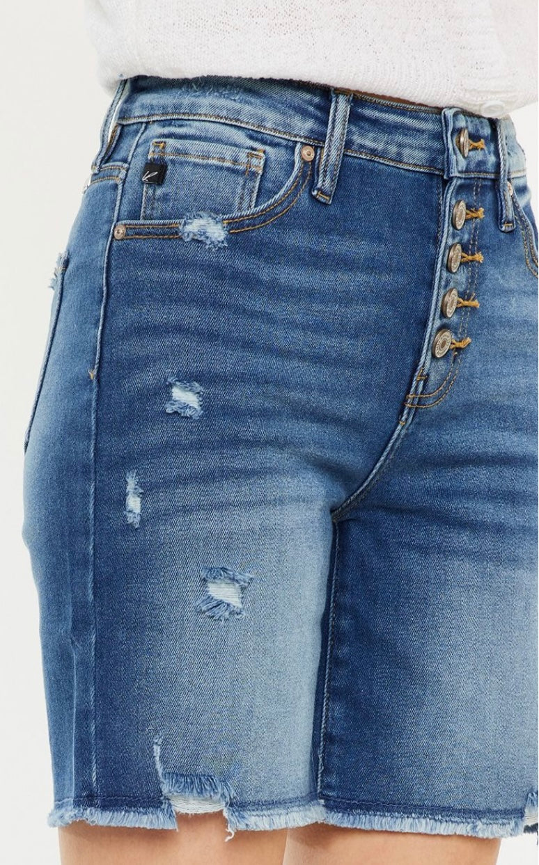 0068 High Rise Skinny Jean Shorts