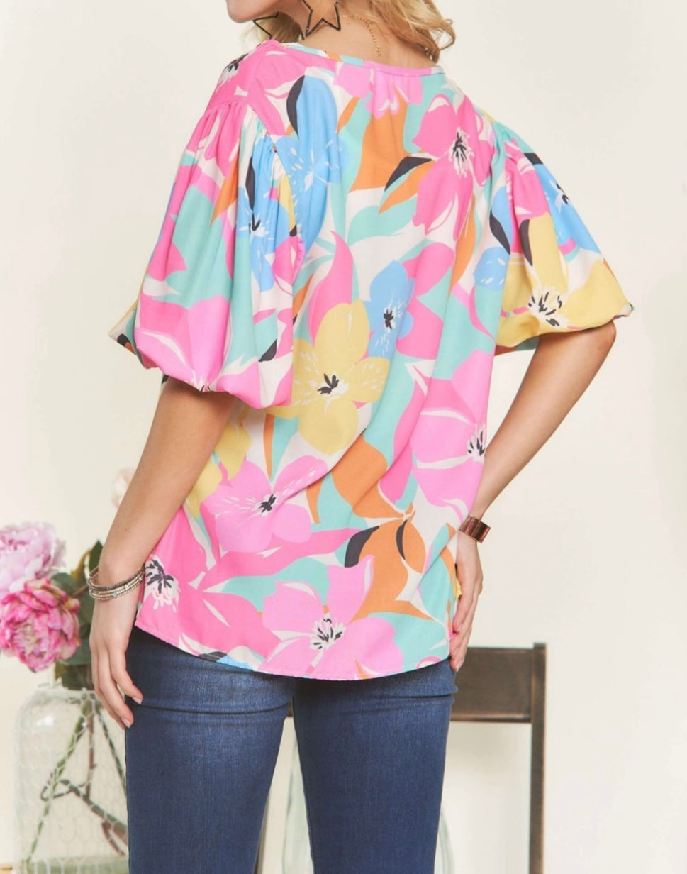 1408 Floral Blouse