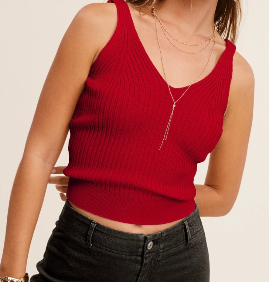 1417 Soft Ribbed Top