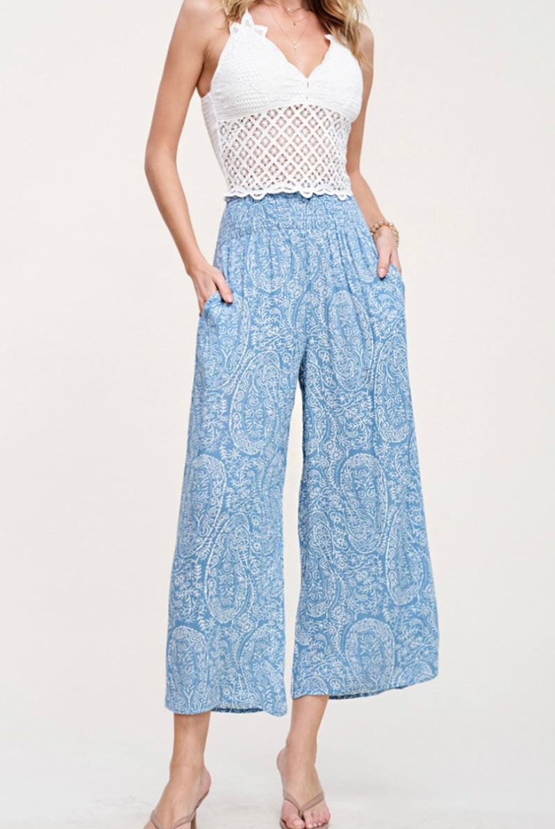 1418 Print Summer Pants