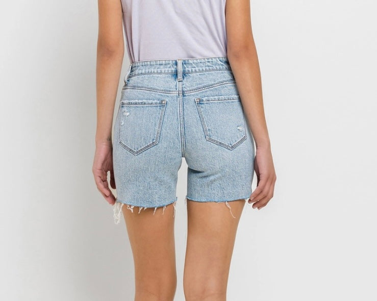 1413 High Rise Midi Shorts