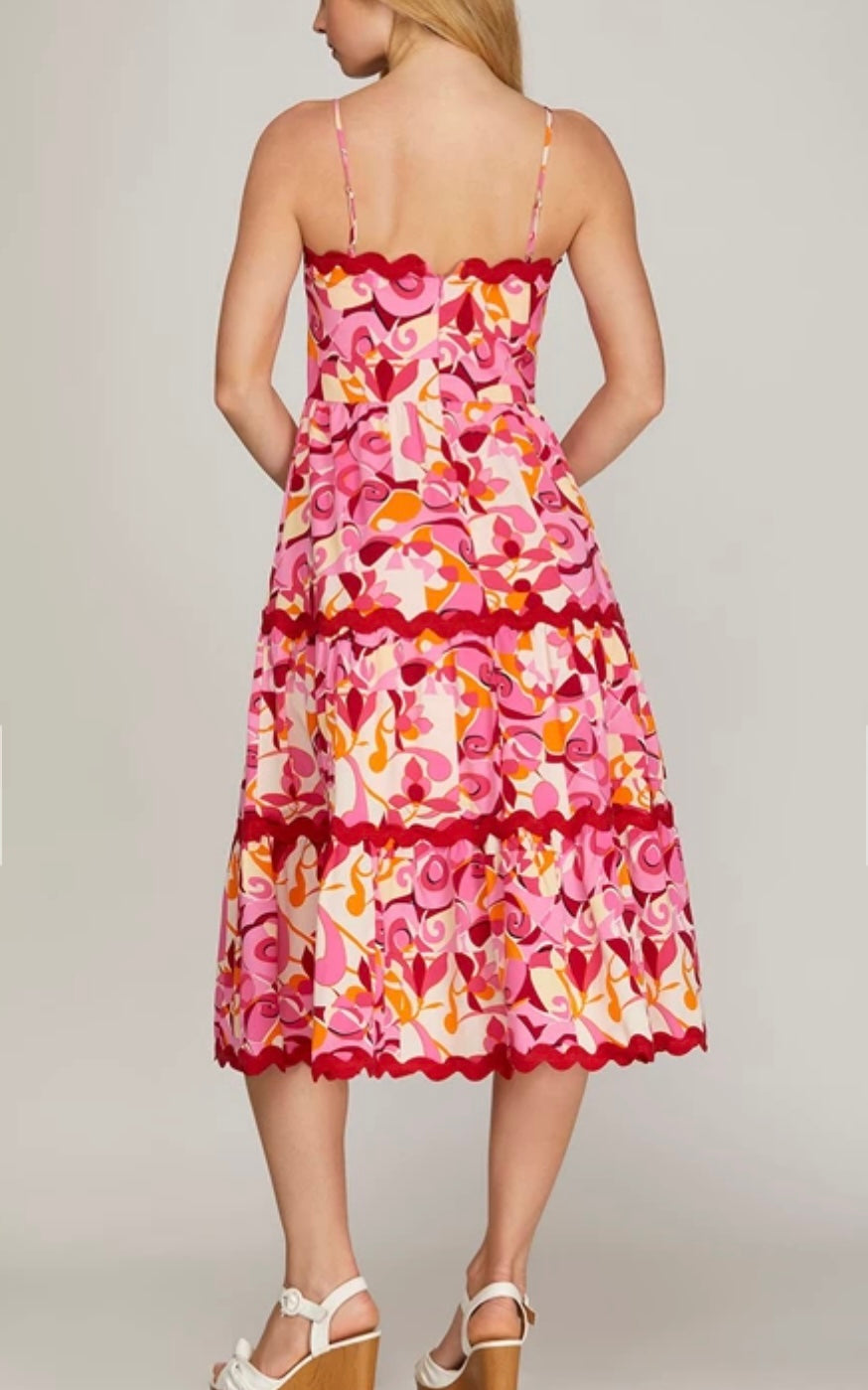 1461 Ric Rac Midi Dress