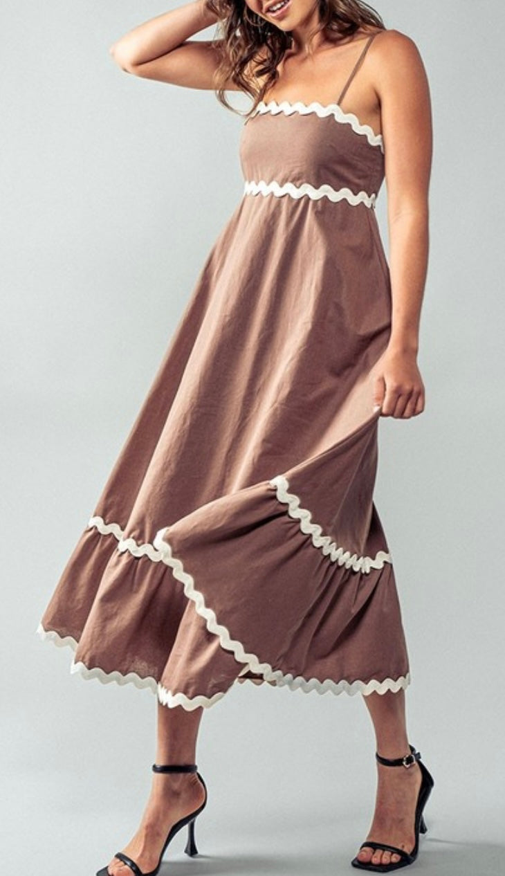 1464 Ric Rac Maxi Dress