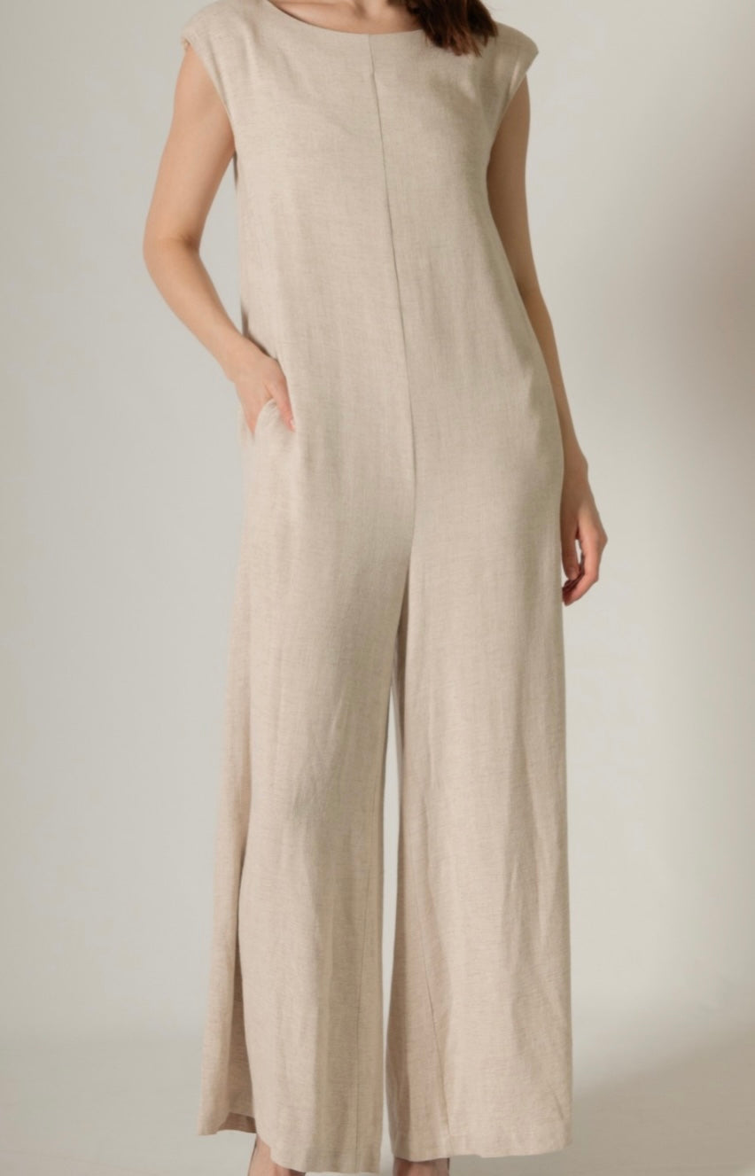 1332 Sleeveless Jumpsuit