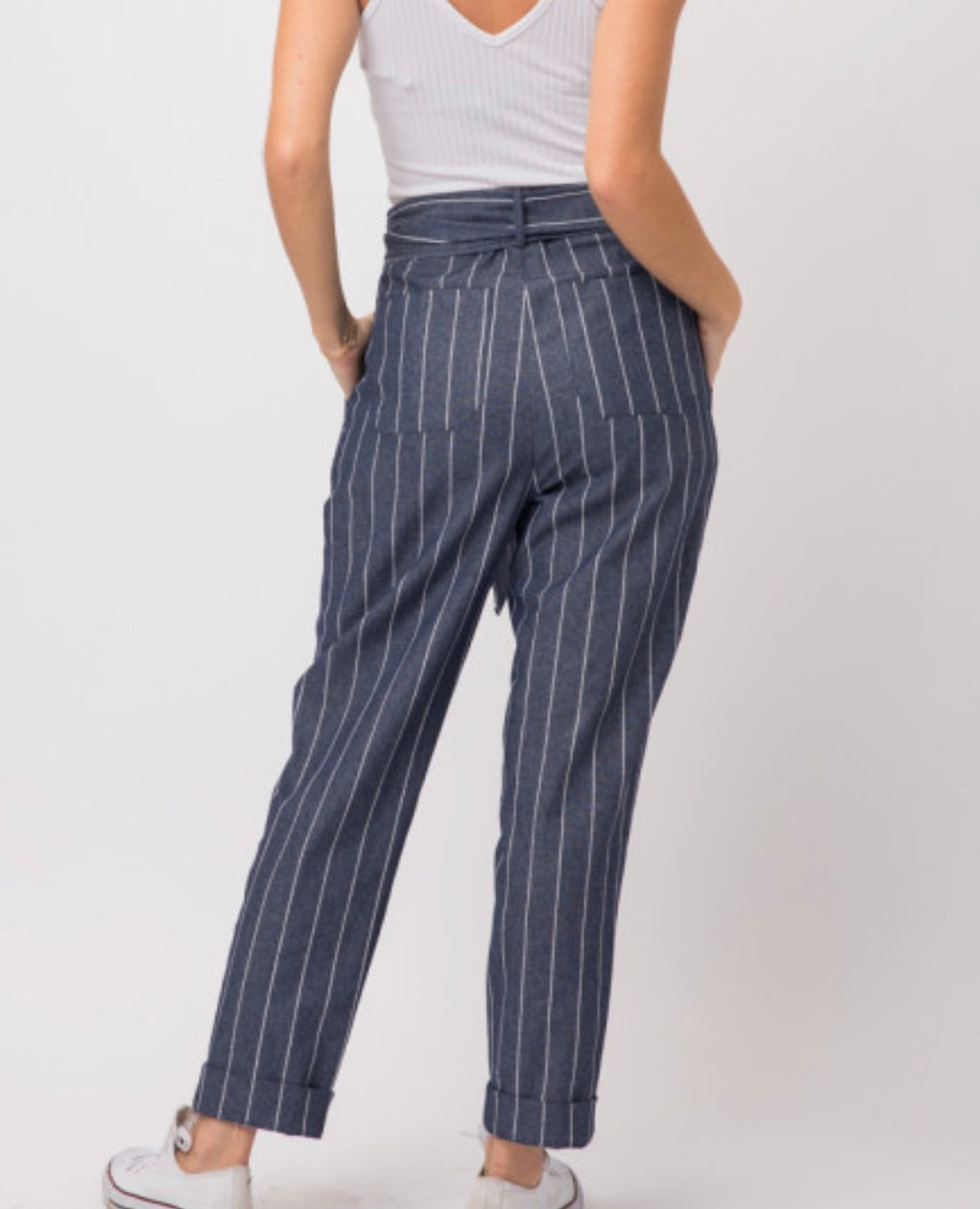 1511 Stripe Linen Pant