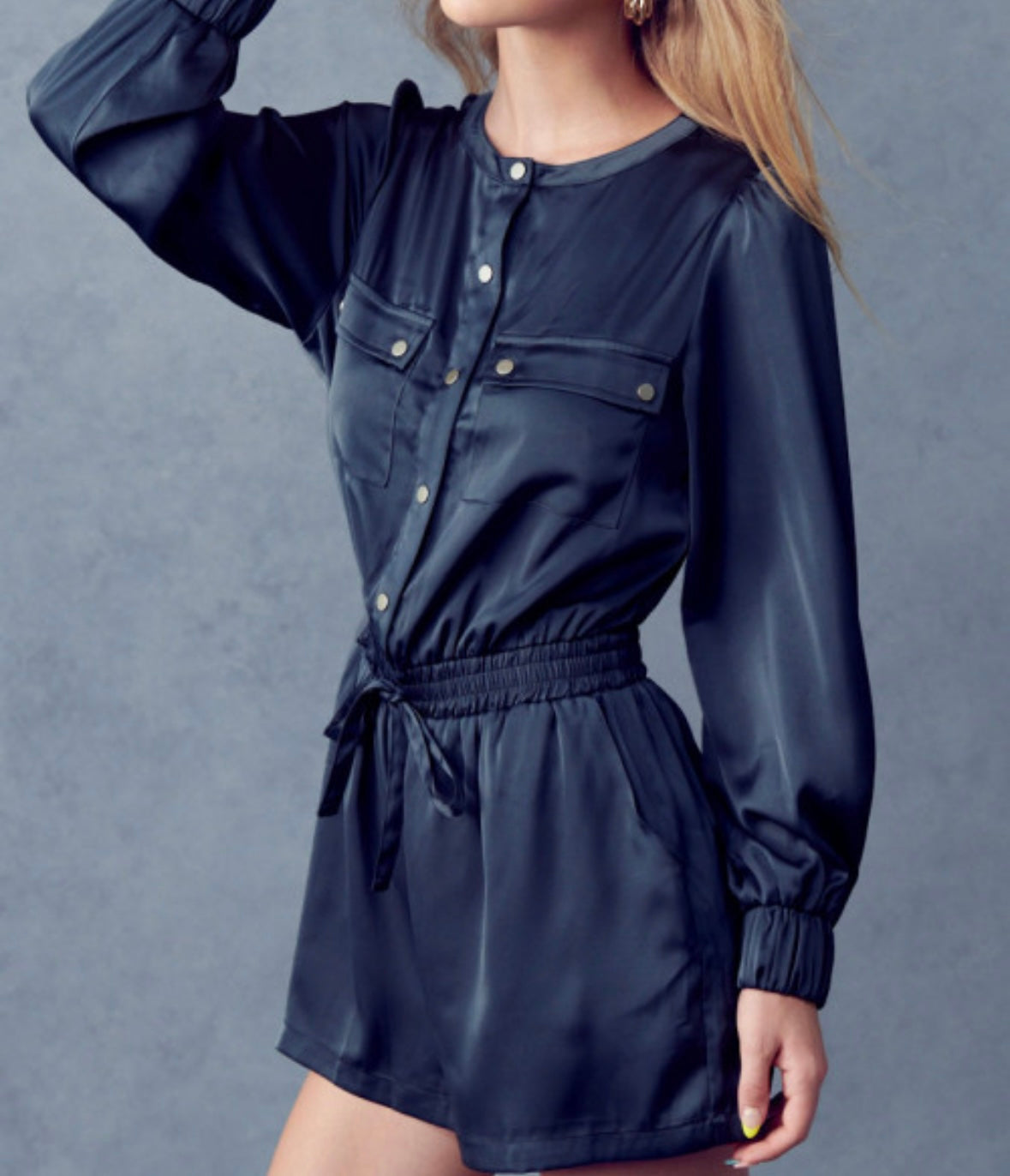 1514 Satin Romper