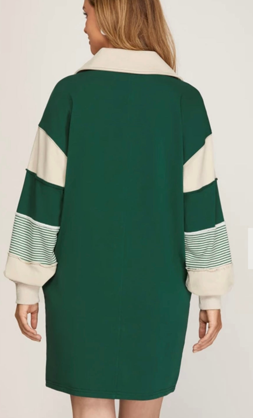 1539 Color Block Mini Dress