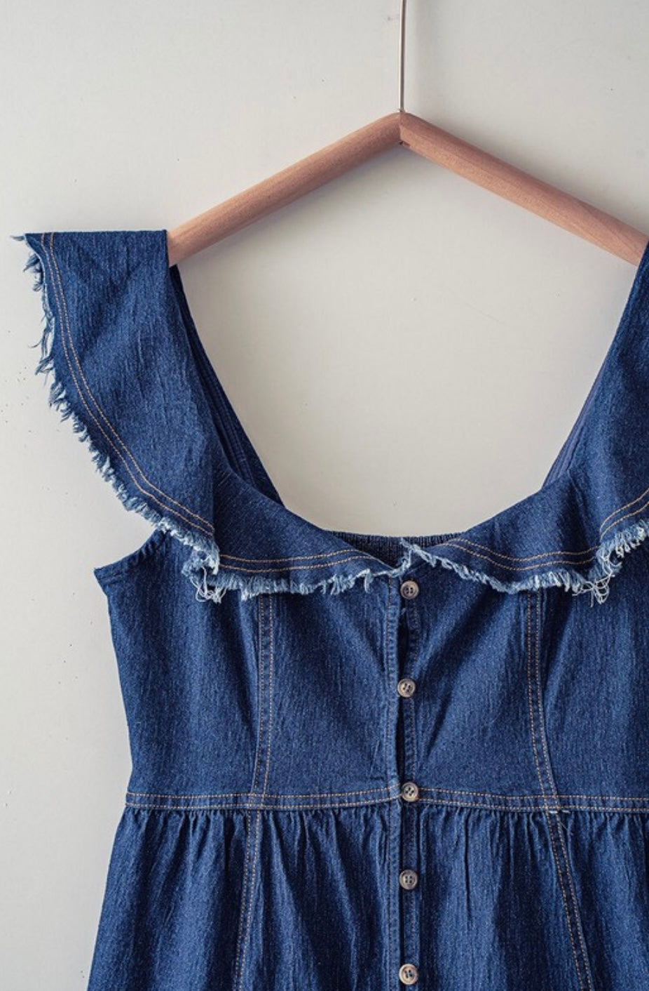 1543 Denim Maxi Dress