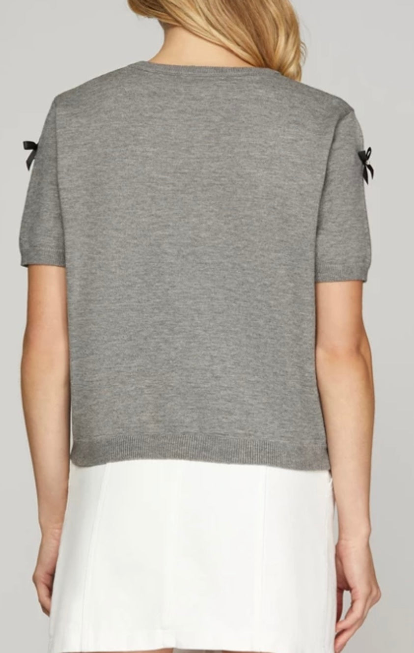 1556 Sweater with Bows