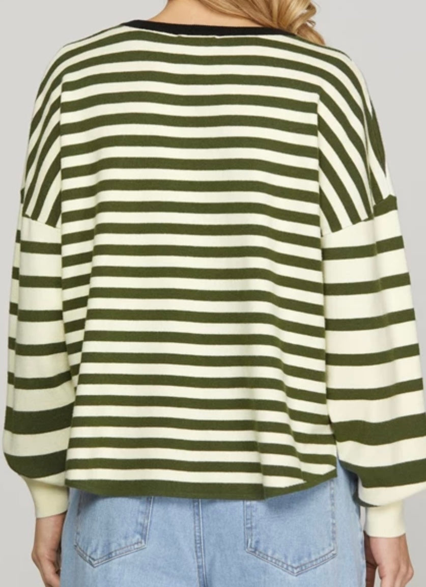 1593 Long Sleeve Sweater Top