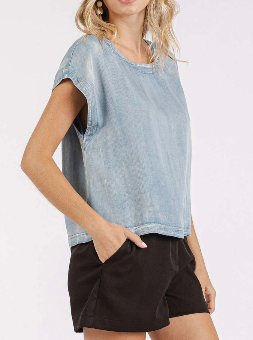 1609 Cap Sleeve Top