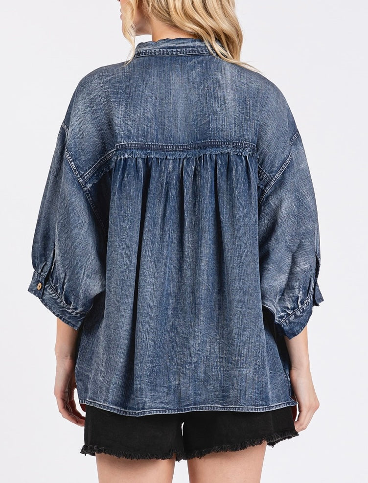 1611 Washed Chambray Shirt