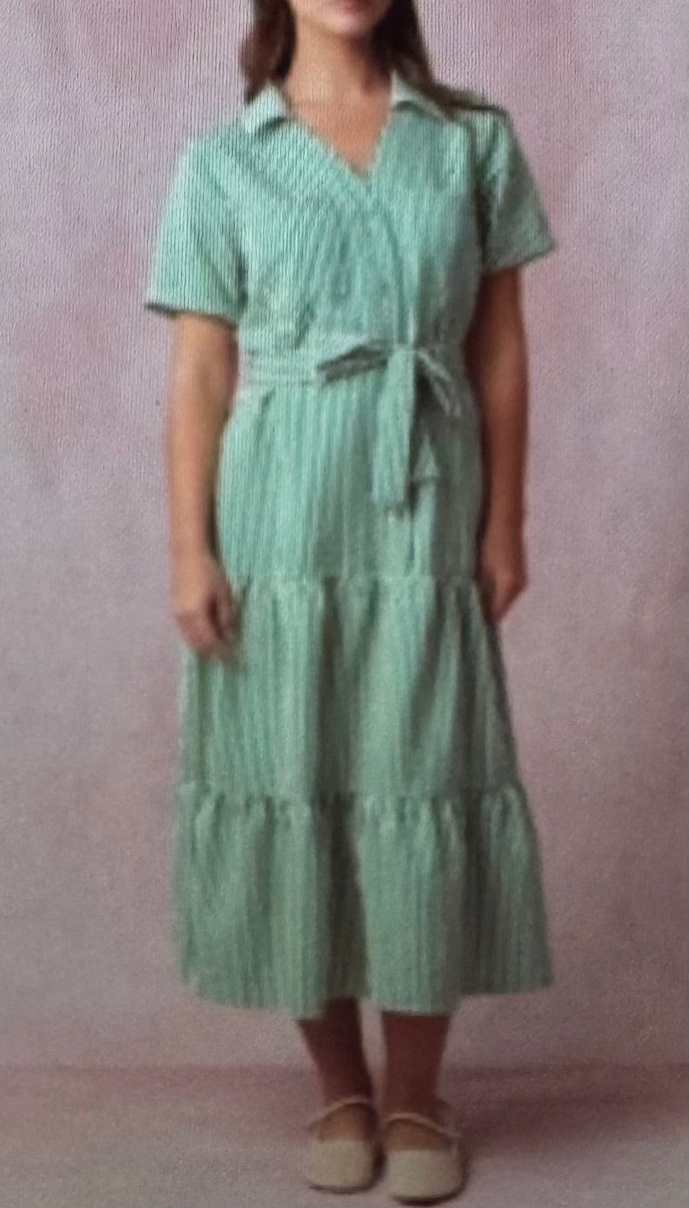 1614 Striped Maxi Dress