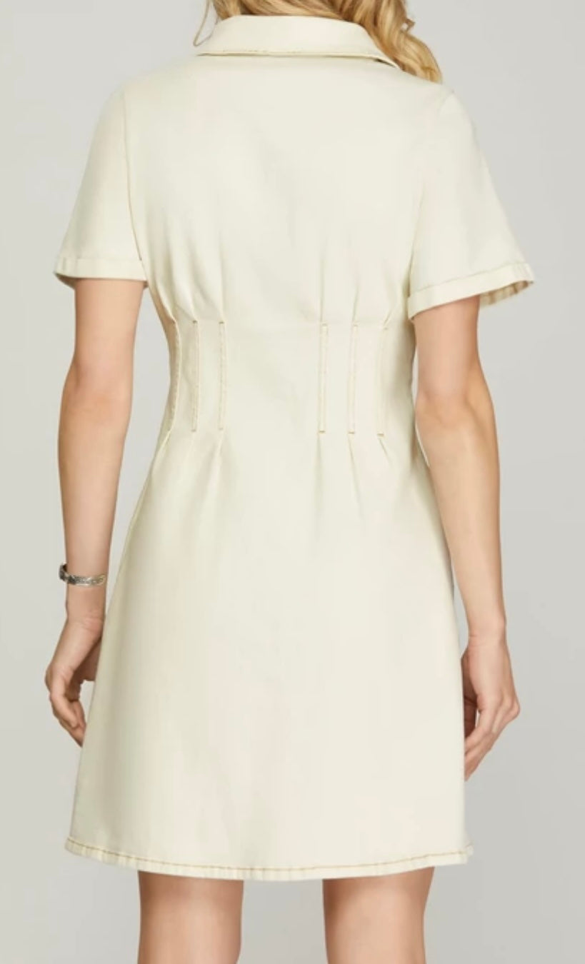 1628 Dress W/ Pockets