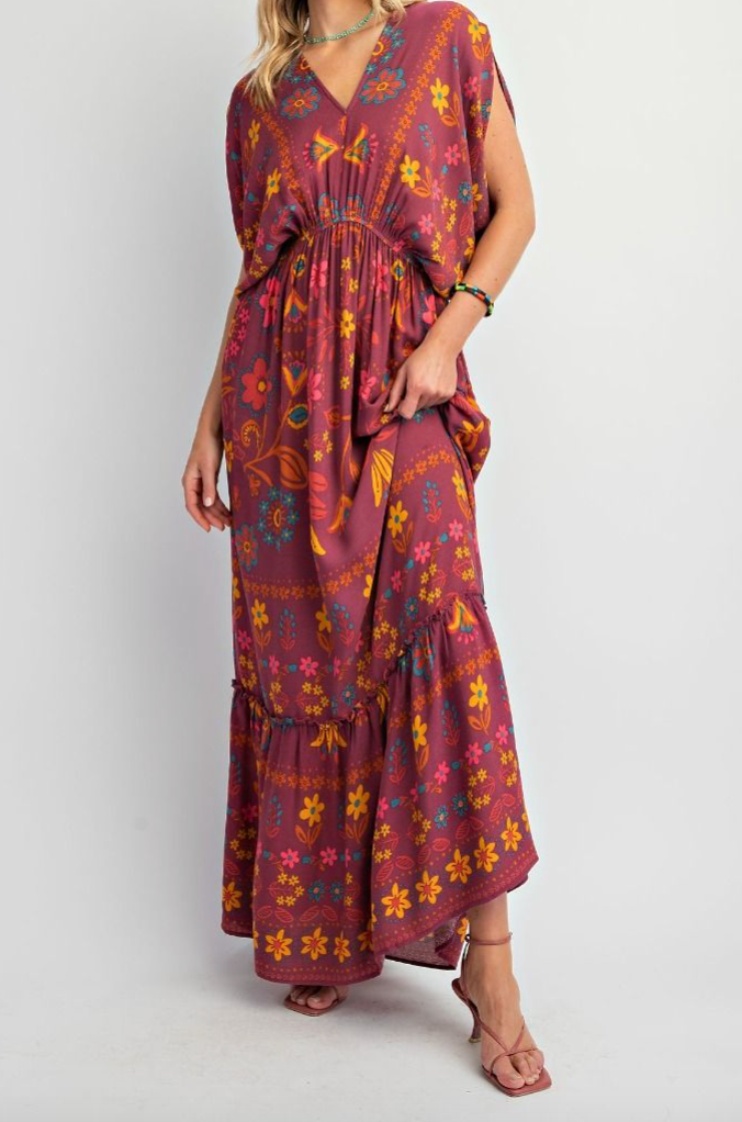 1807 Printed Maxi Dress