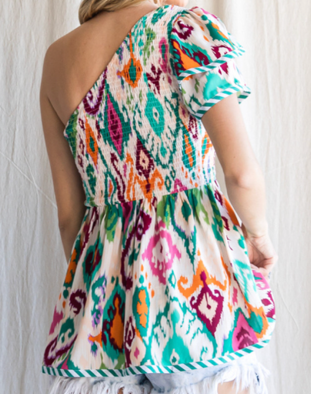 1753 One Shoulder Blouse