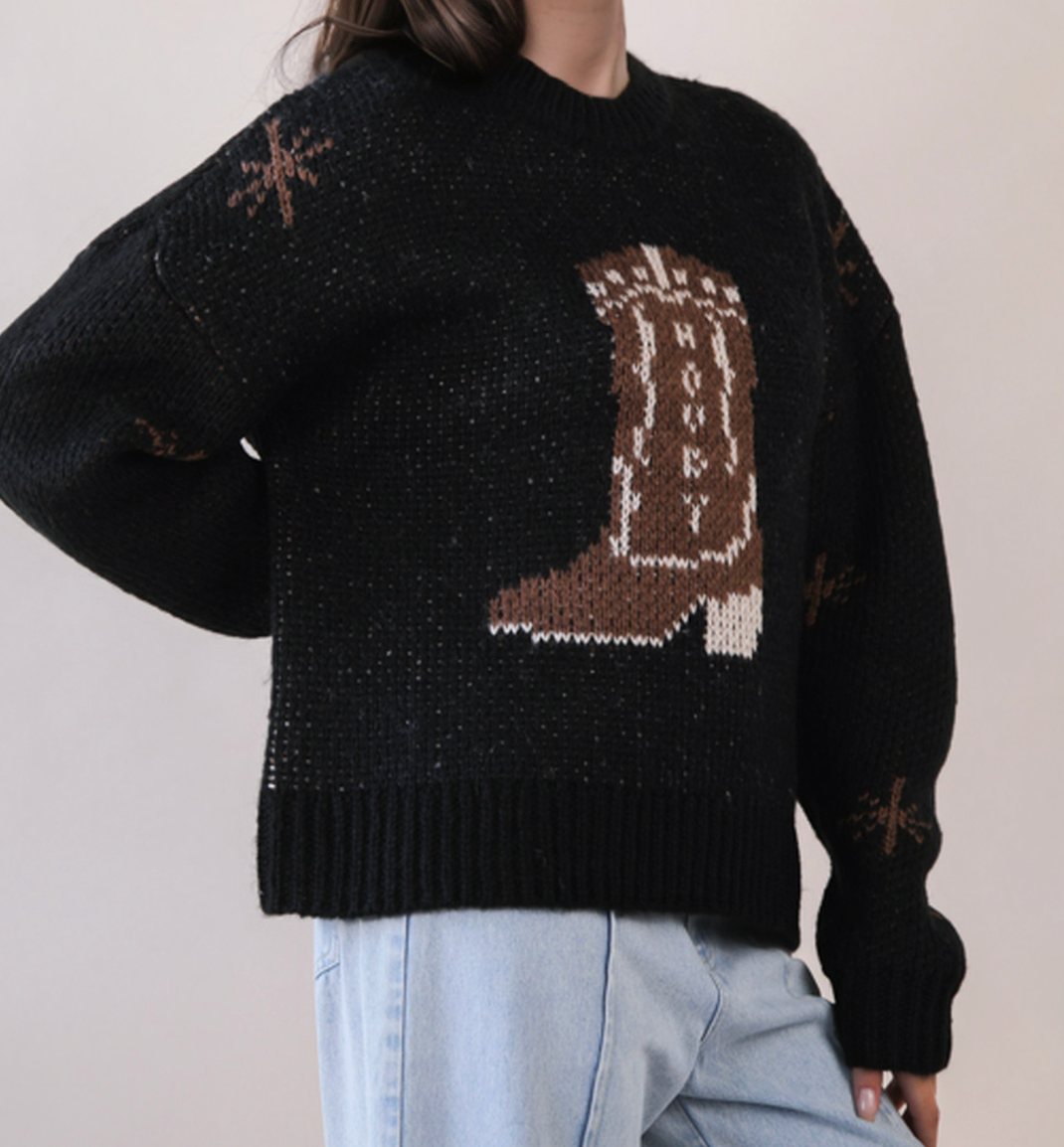 1788 Cowboy Boot Sweater