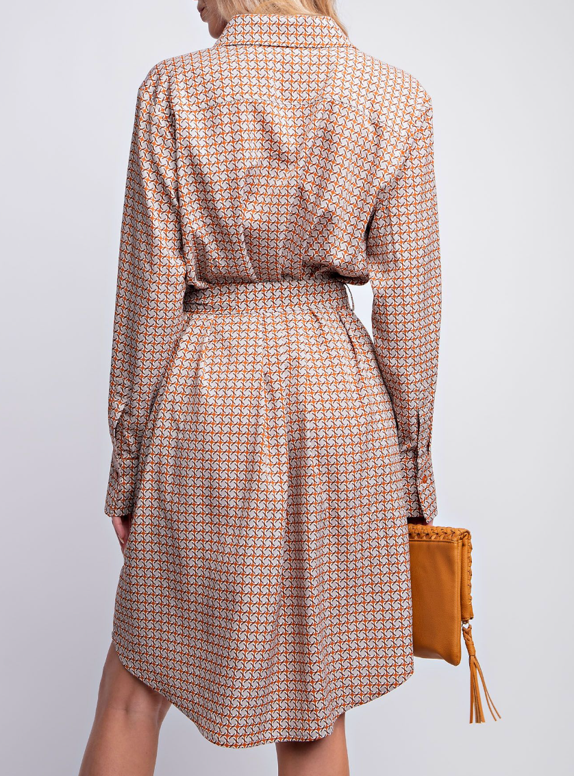1812 Printed Midi Dress