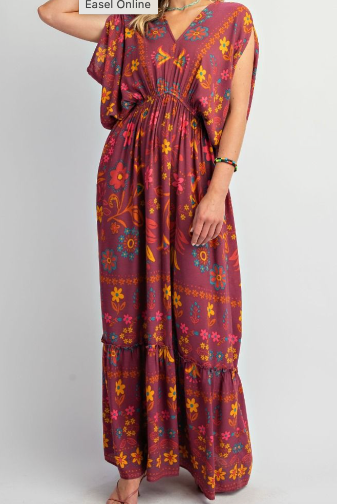 1807 Printed Maxi Dress