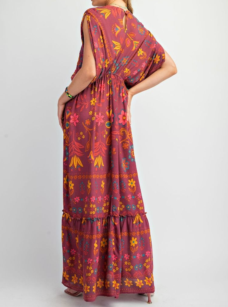 1807 Printed Maxi Dress