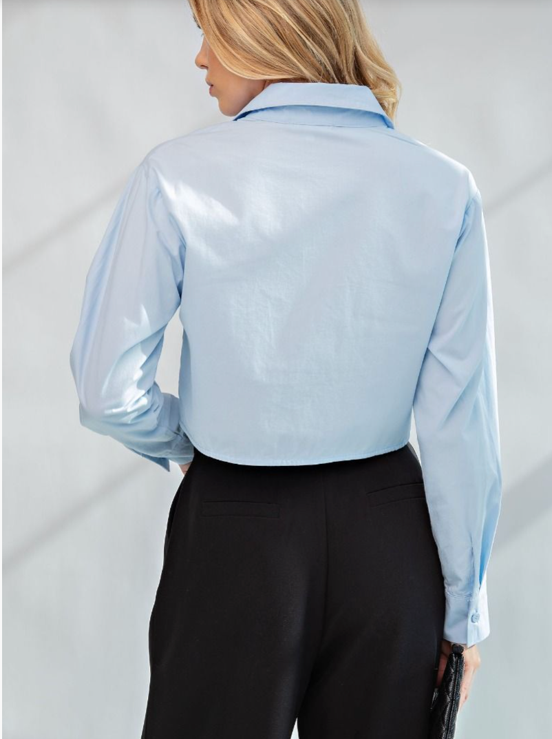 1841 Poplin Cropped Shirt