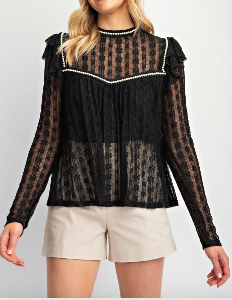 1850 Allover Lace Top