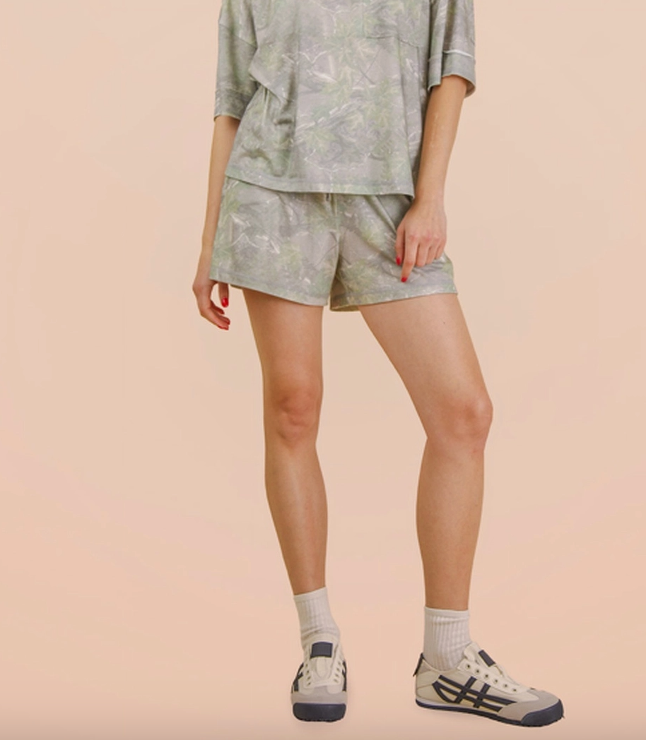 1940 Camo Print Shorts