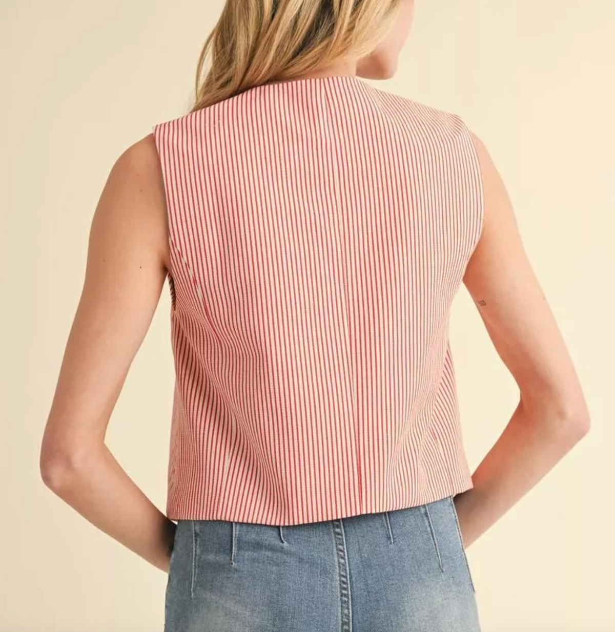2151 Striped Vest