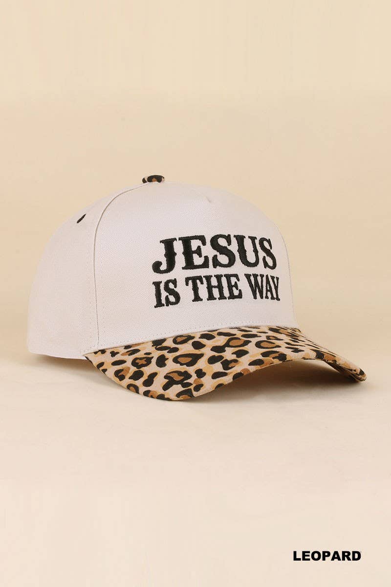 2114 Jesus Is The Way Trucker Snapback Hat