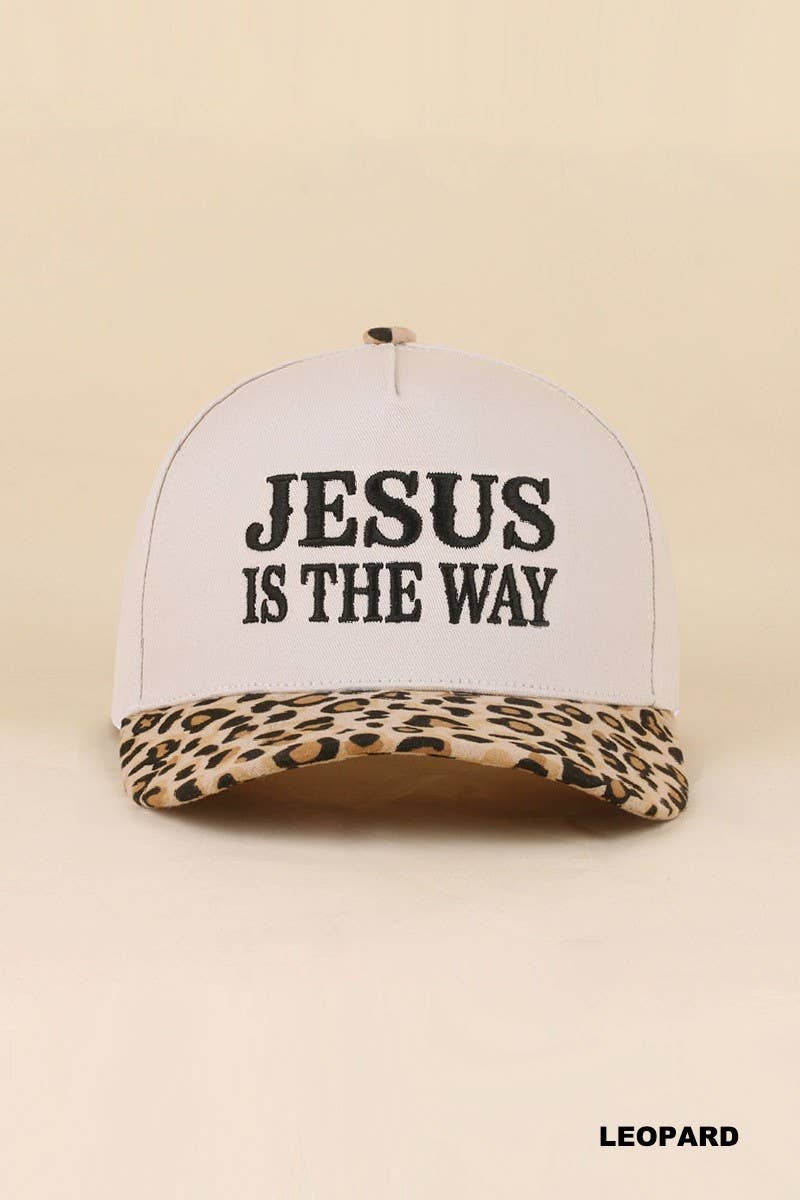 2114 Jesus Is The Way Trucker Snapback Hat