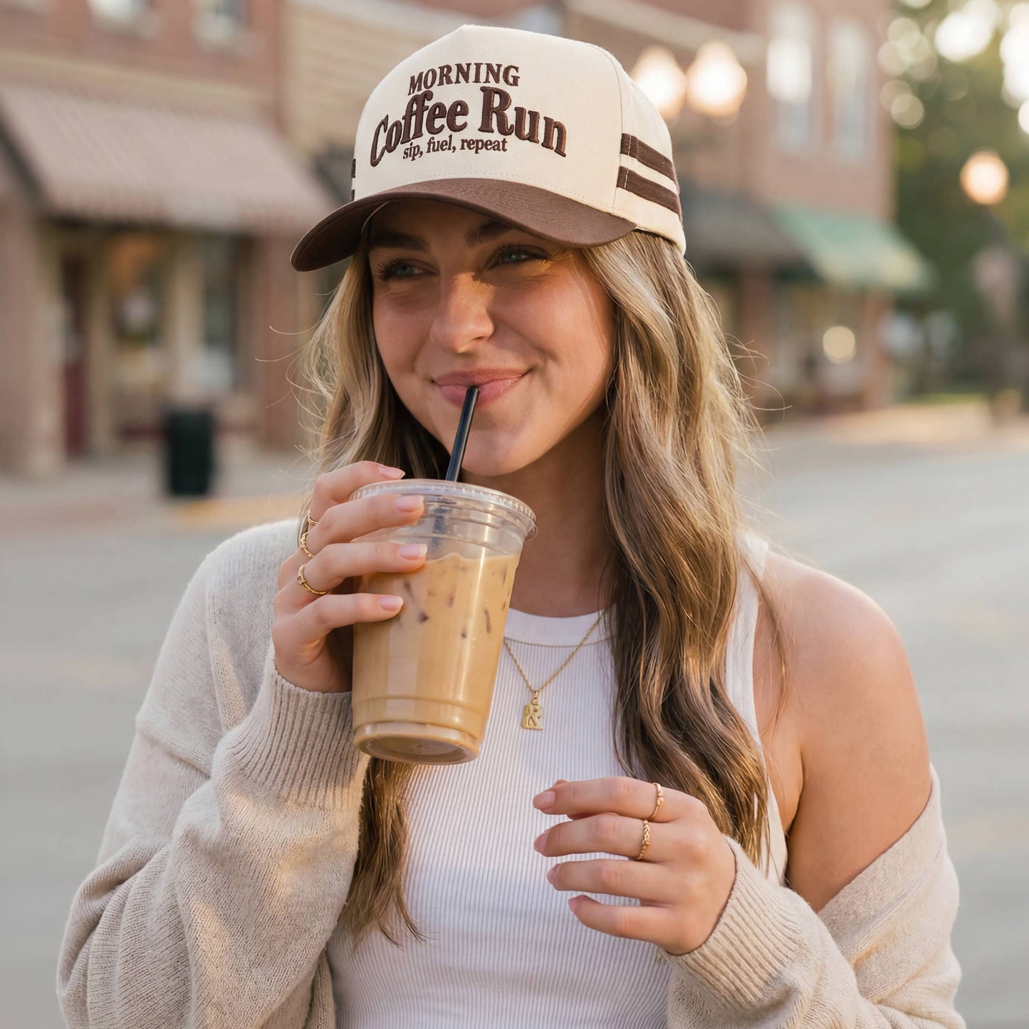 2033 Morning Coffee Run Trucker Hat